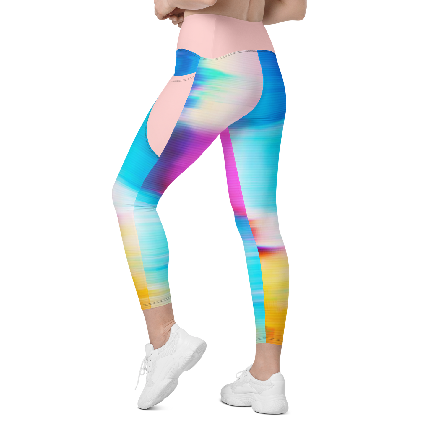 Stream Glitch Hack Leggings W/ Pockets