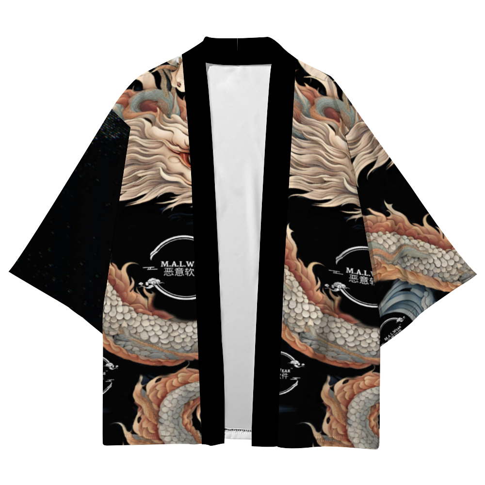 MALWear Kids' Pearl Sky Dragon Kimono