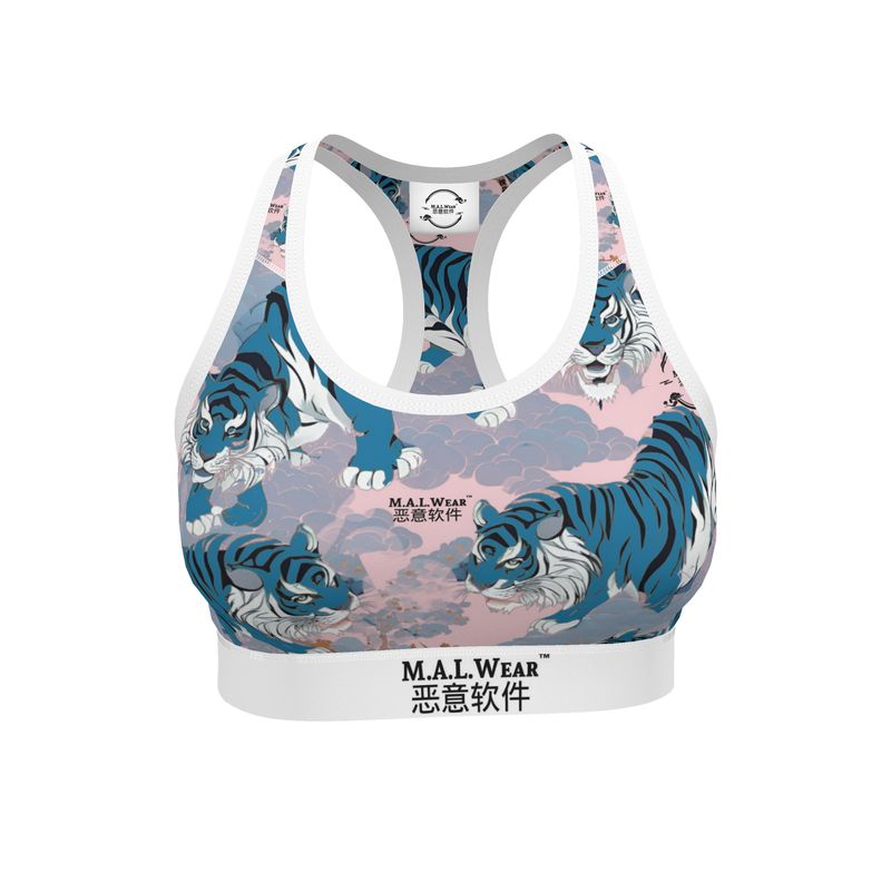 🇮🇳 | Heritage MALWear Mountain Cloud Breaded Leopard Yoga Bra