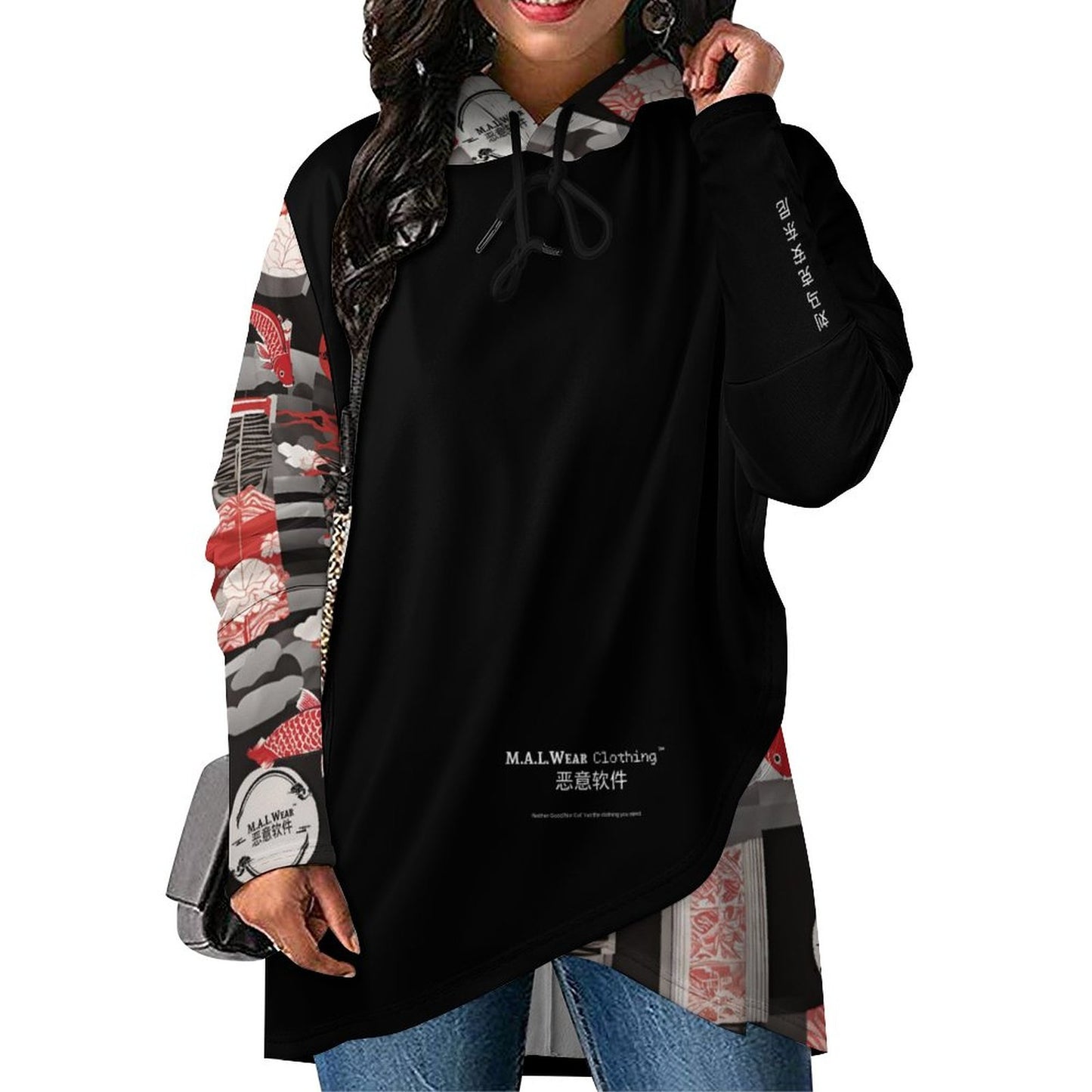 MALWear Feudal Japan West Asia Hem Hoodie