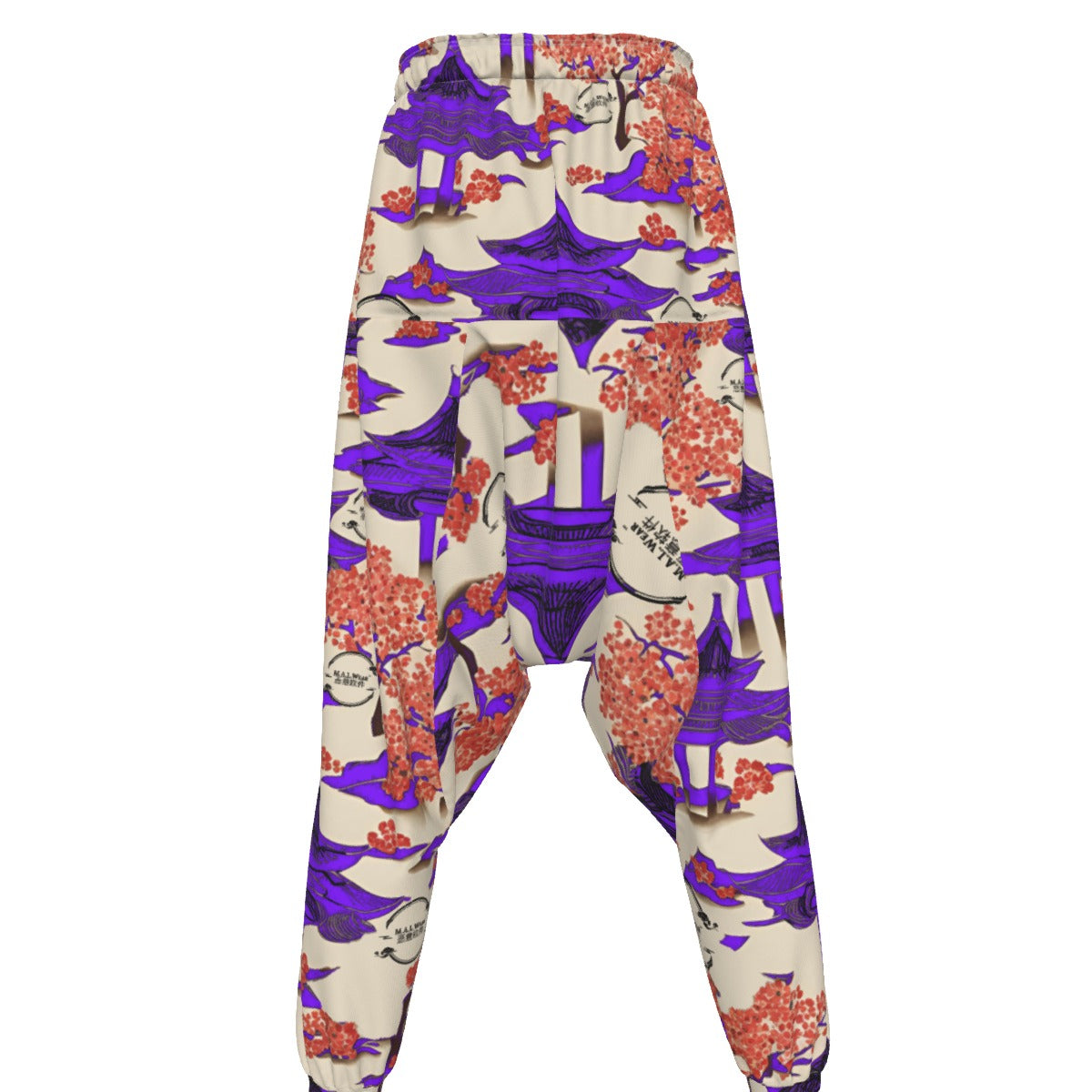 MALWear Pink Pagoda Forest Harem Pants