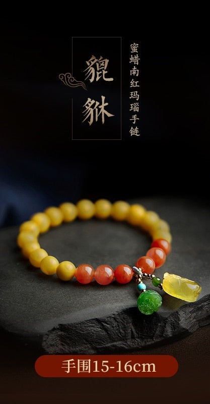 MALWear Green Agate | Buddha Bracelet