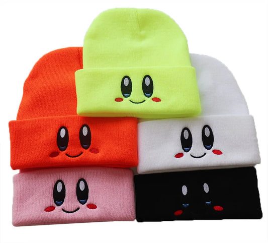 Kirby Inspired Knitted Woolen Hat