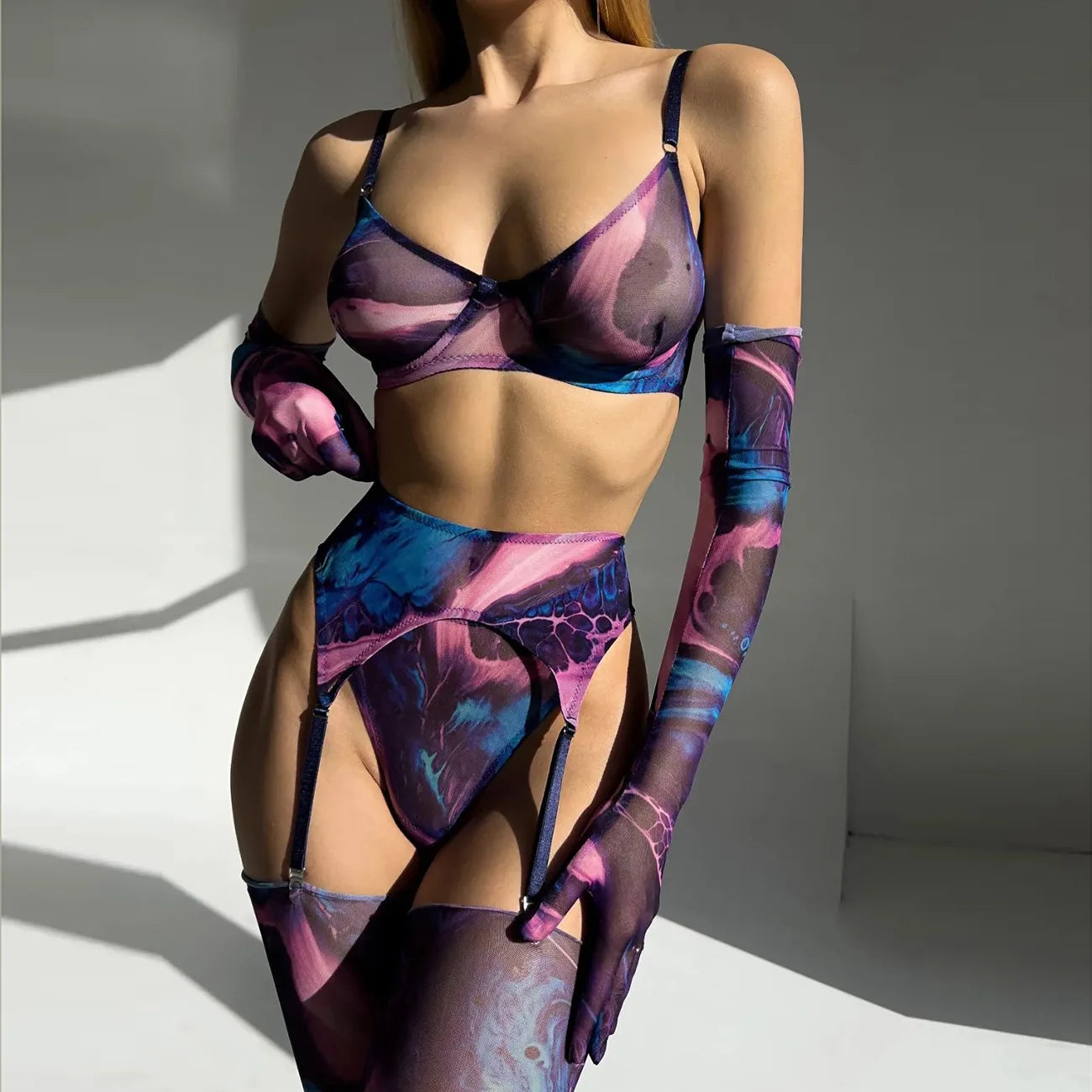  "Futuristic Neon Blue CyberCrime Hentai Attire - Elevate your style with this captivating cyberpunk-inspired ensemble. Perfect for rebels embracing the future. Shop now for a bold statement piece."