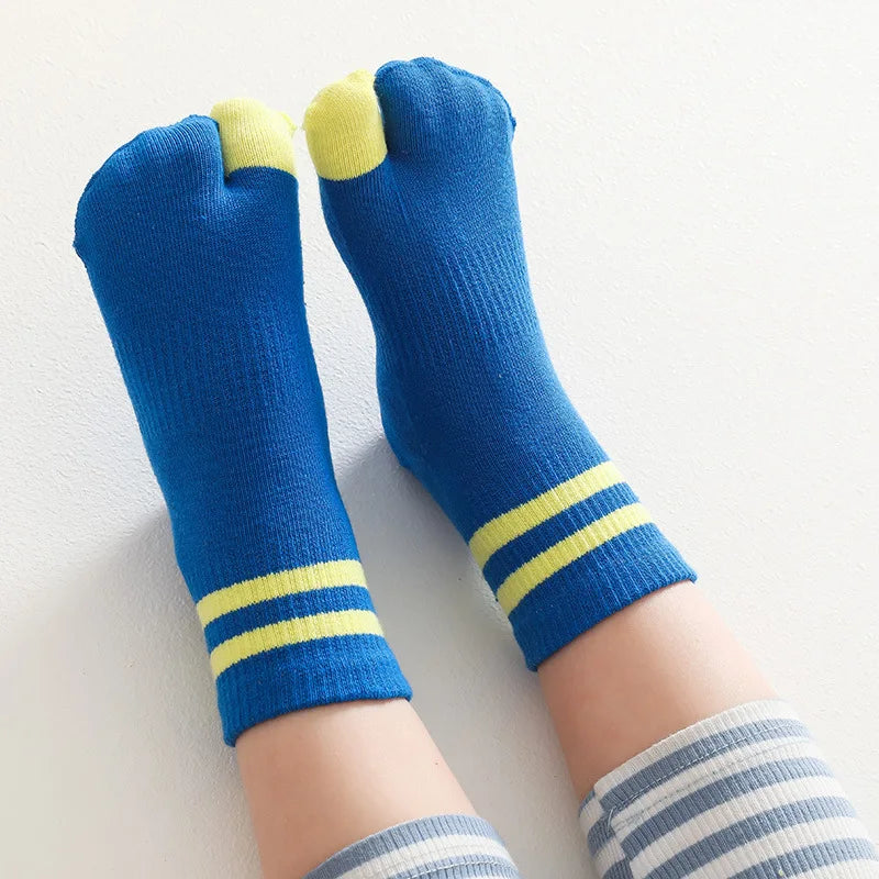 MALWear 5 Pairs Children Tabi Socks