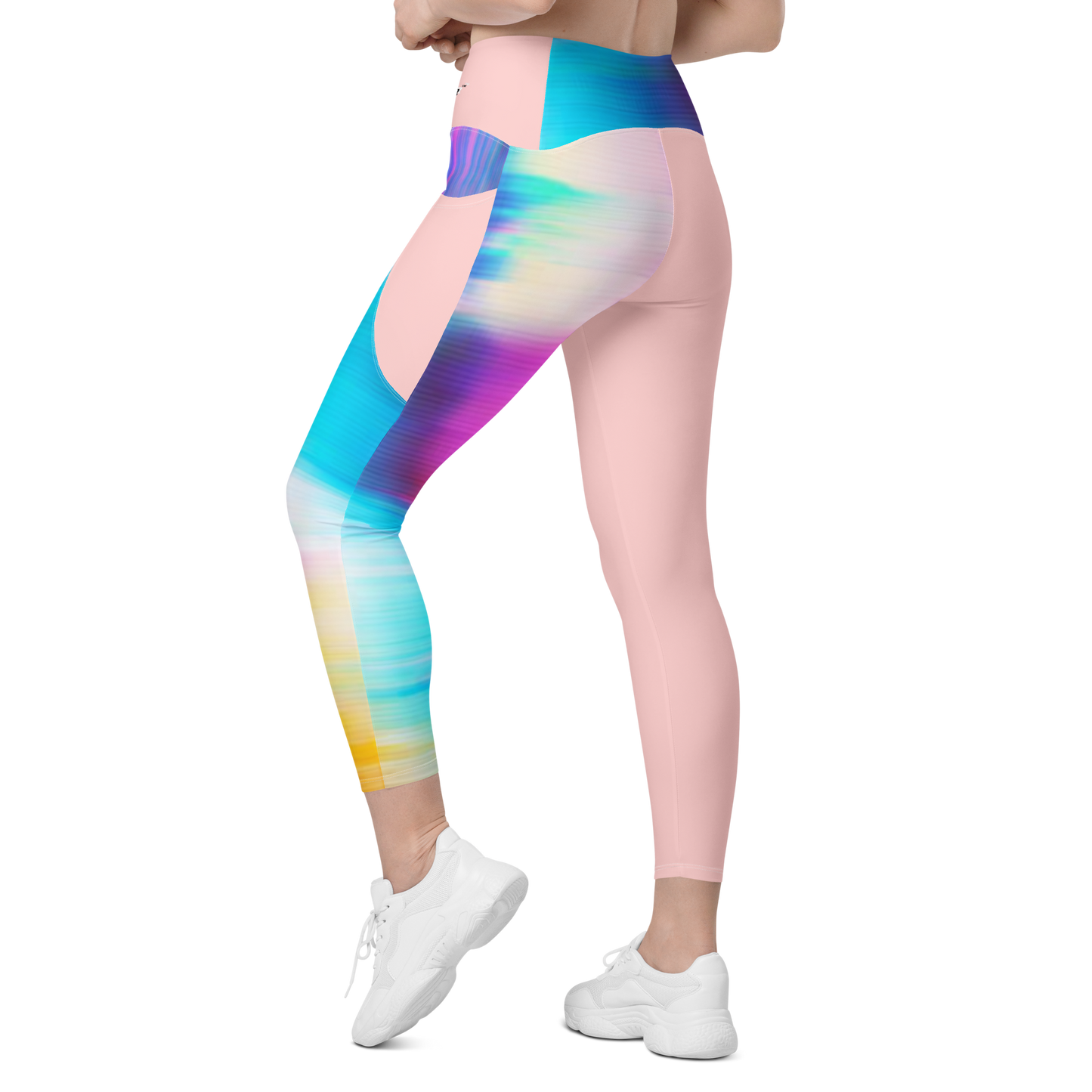 Stream Glitch Hack Crossover leggings with pockets