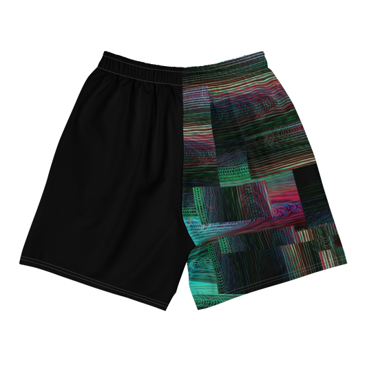 RGB Glitch Kimono Shorts