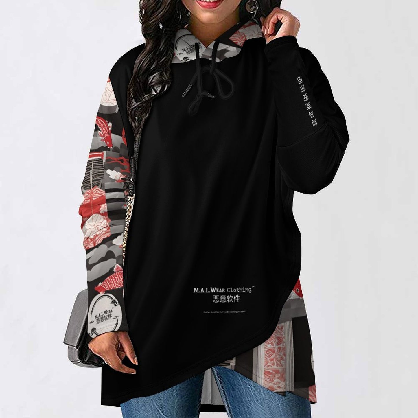 MALWear Feudal Japan West Asia Hem Hoodie