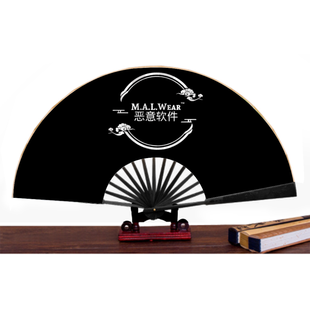 MALWear Pearl Sky Dragon Silk Fan