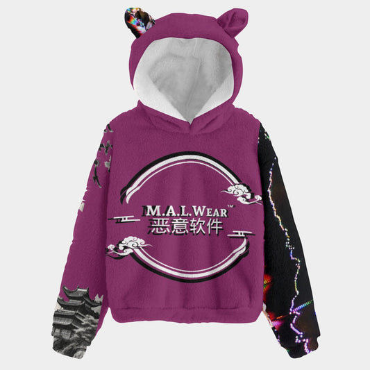 Television Glitch Kid's Baby Bunny Hoodie