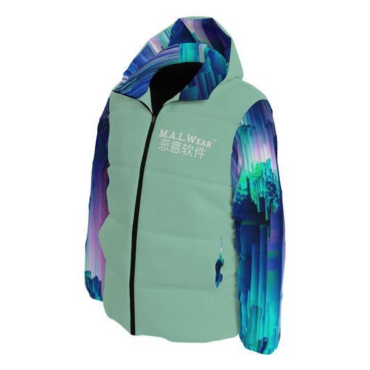 Glitch Trip Men's Puff Jacket